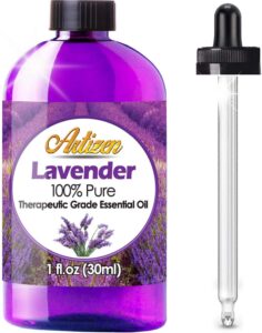 essential oil contains a lavender scent