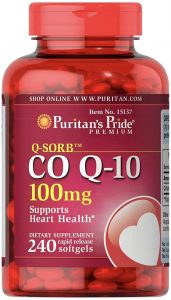 CoQ10 100mg हृदय स्वास्थ्य RRspace का समर्थन करता है