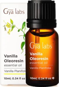 Gya Labs Vanilla Oleoresin Essential Oil for Stress Relief Relaxation RRspace