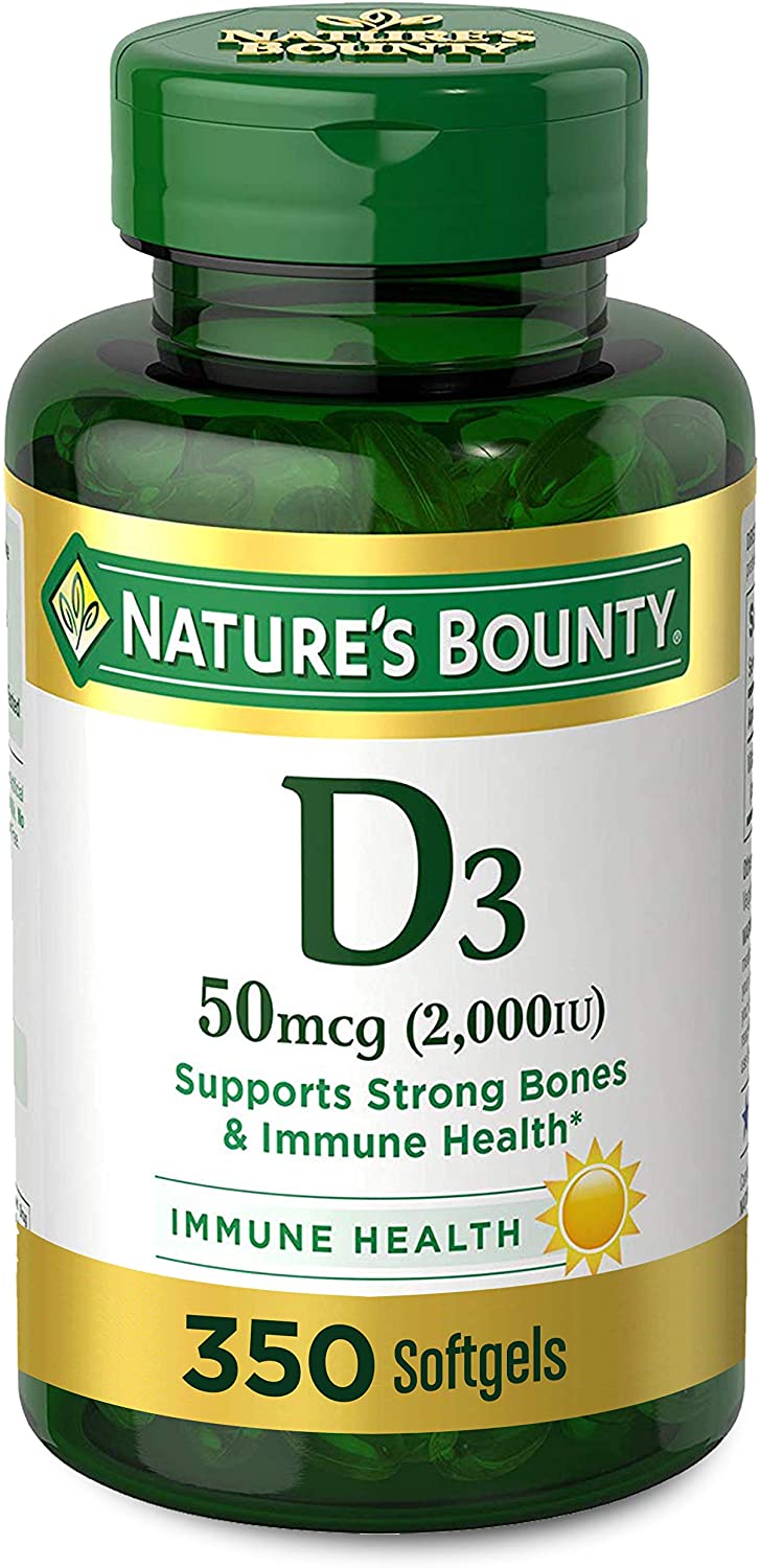 Vitamin D3 by Natures Bounty for Immune Support RRspace