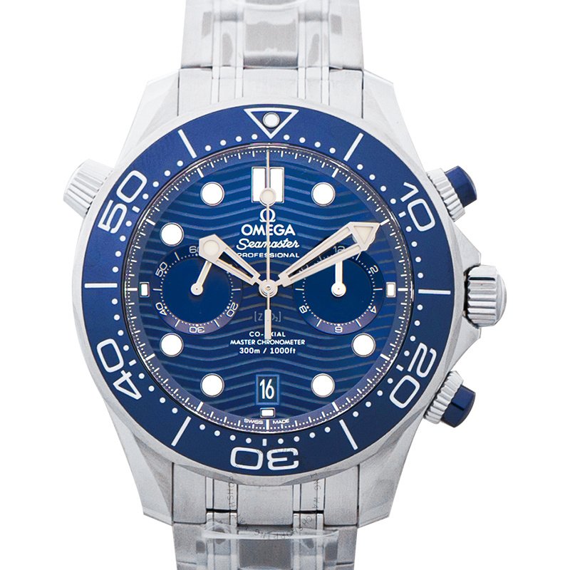 Seamaster Diver M Co-Axial Master Chronometer Chronograph Automatic Blue