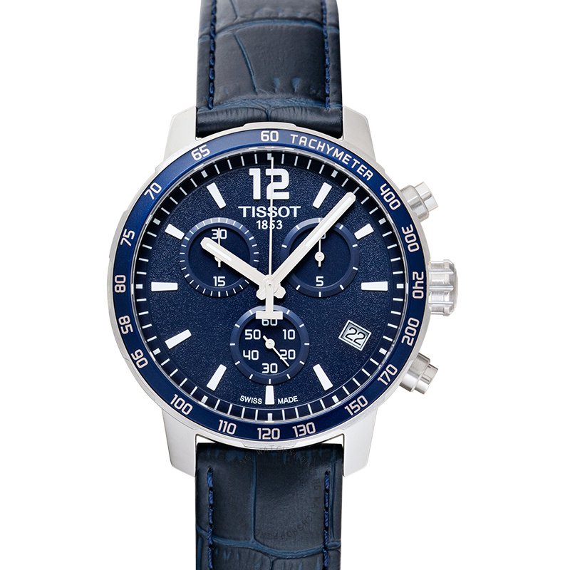 Tissot Sport Quickster Chronograph Vicus Blue Dial Hominum Watch