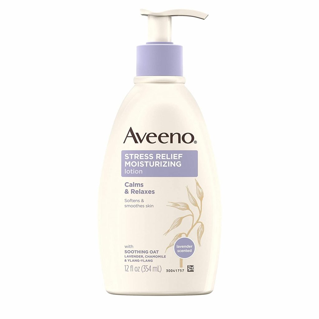 Aveeno Stress Relief Moisturizing Body Lotion med lavendel, naturlig havregryn och kamomill