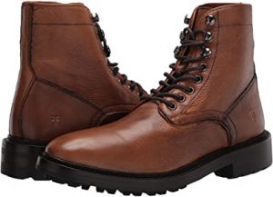 Frye Men's Brown Greyson Lace Up Combat Boot